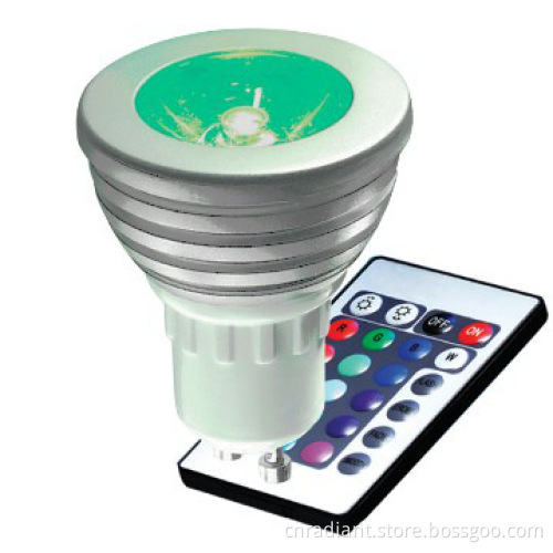 GU10/MR16/E27 RGB led spotlight